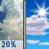 Slight Chance T-storms then Mostly Sunny